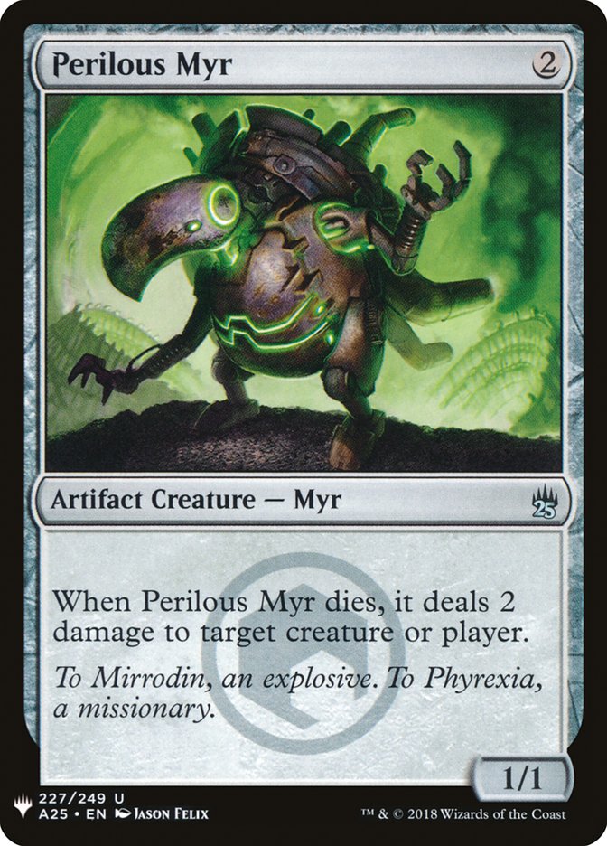 Perilous Myr [Mystery Booster] | The Clever Kobold