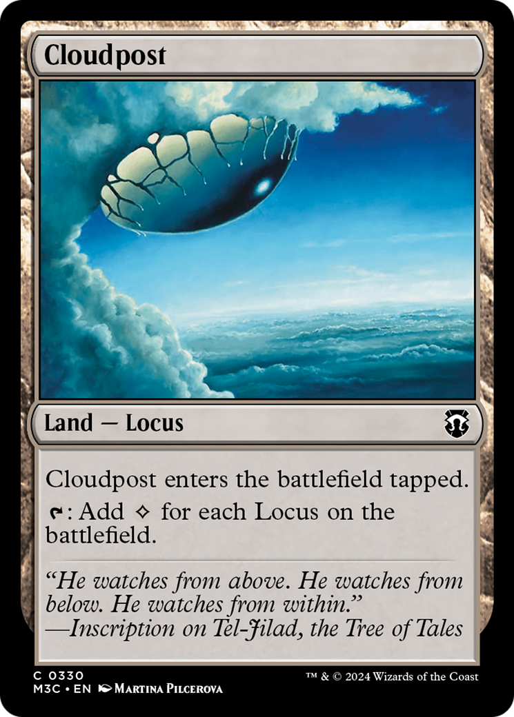 Cloudpost (Ripple Foil) [Modern Horizons 3 Commander] | The Clever Kobold