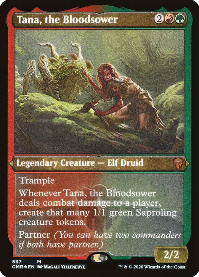 Tana, the Bloodsower (Etched) [Commander Legends] | The Clever Kobold