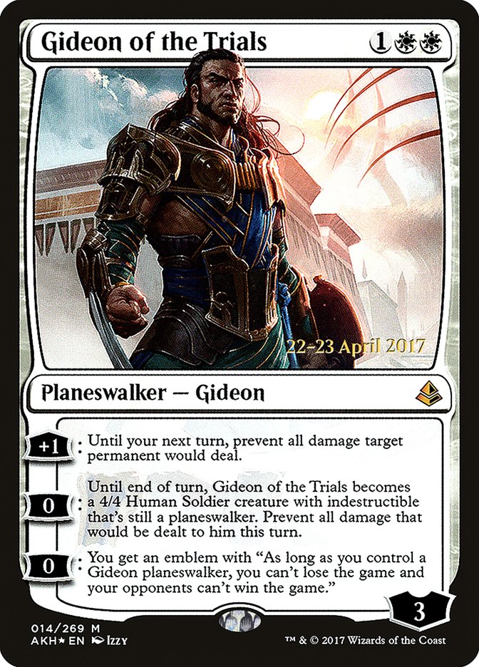 Gideon of the Trials [Amonkhet Prerelease Promos] | The Clever Kobold