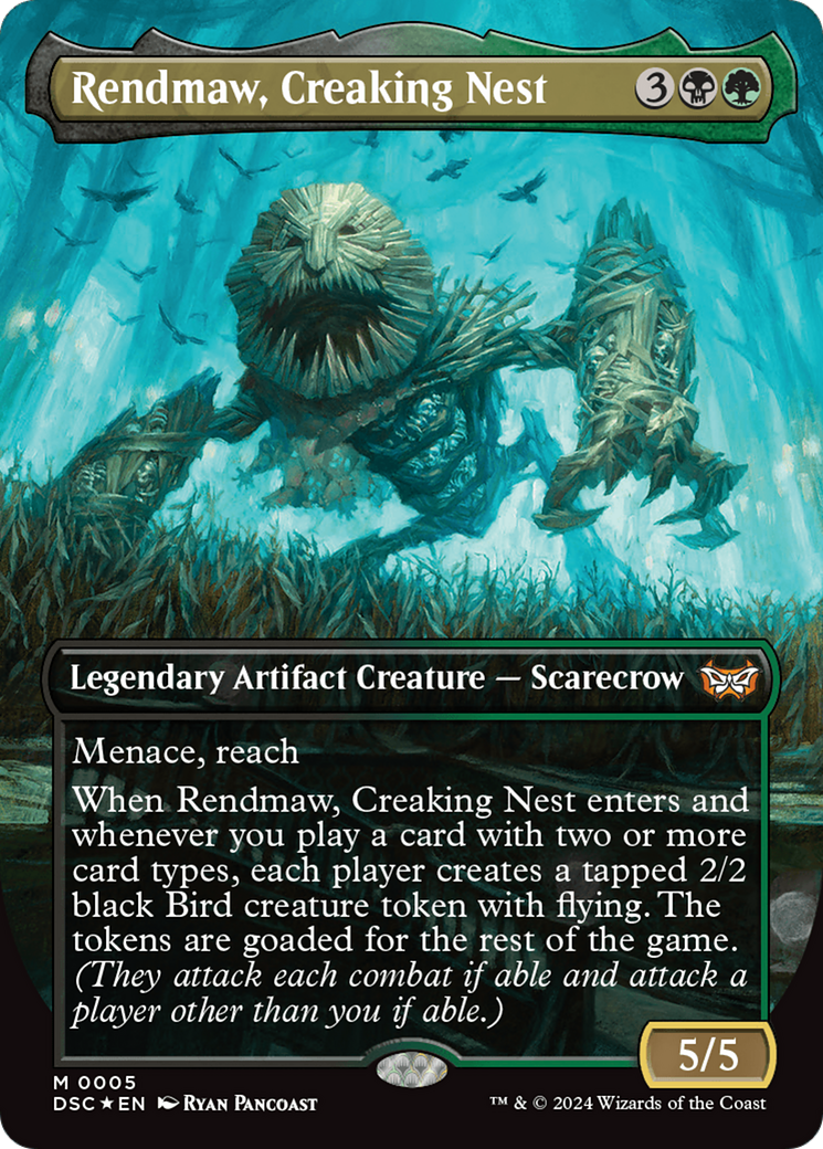 Rendmaw, Creaking Nest (Borderless) [Duskmourn: House of Horror Commander] | The Clever Kobold