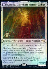 Katilda, Dawnhart Martyr // Katilda's Rising Dawn [Innistrad: Crimson Vow Prerelease Promos] | The Clever Kobold