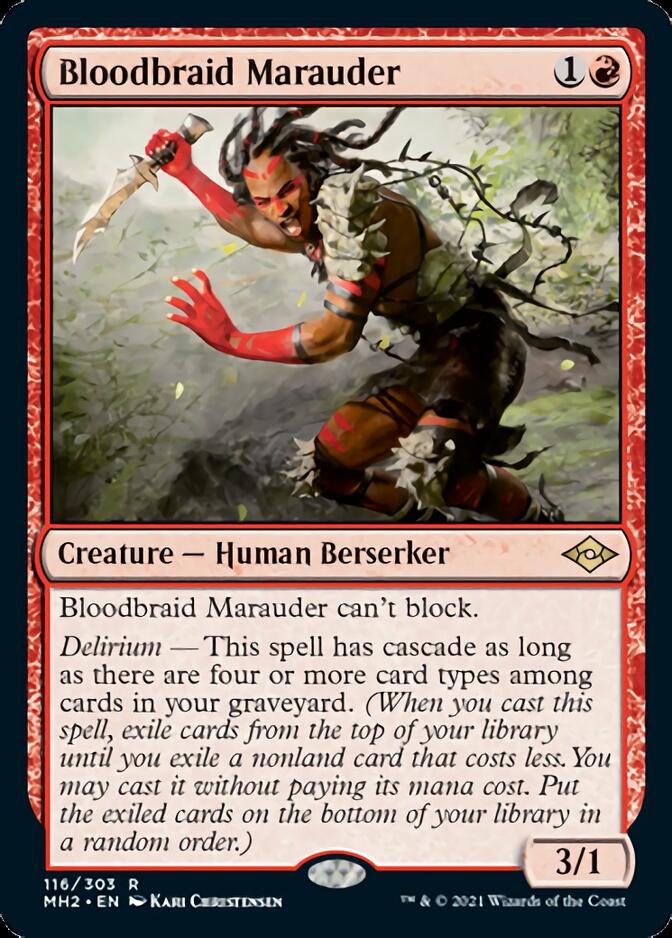 Bloodbraid Marauder [Modern Horizons 2] | The Clever Kobold