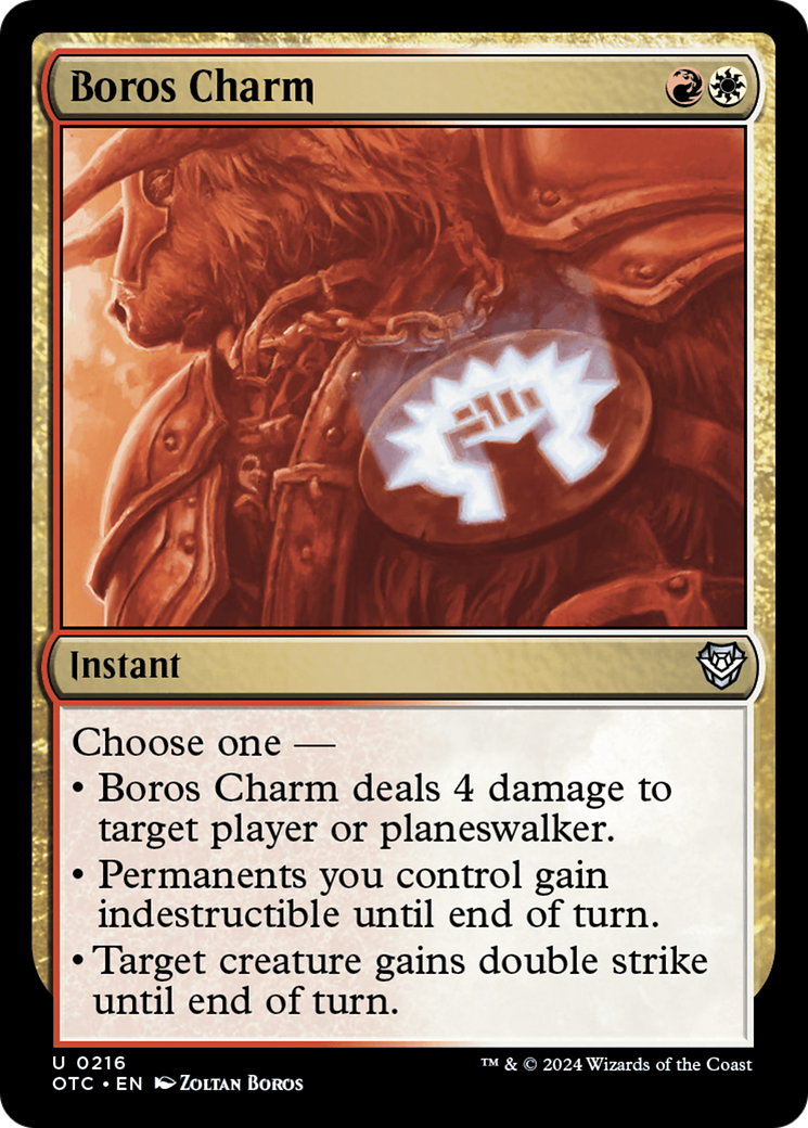 Boros Charm [Outlaws of Thunder Junction Commander] | The Clever Kobold