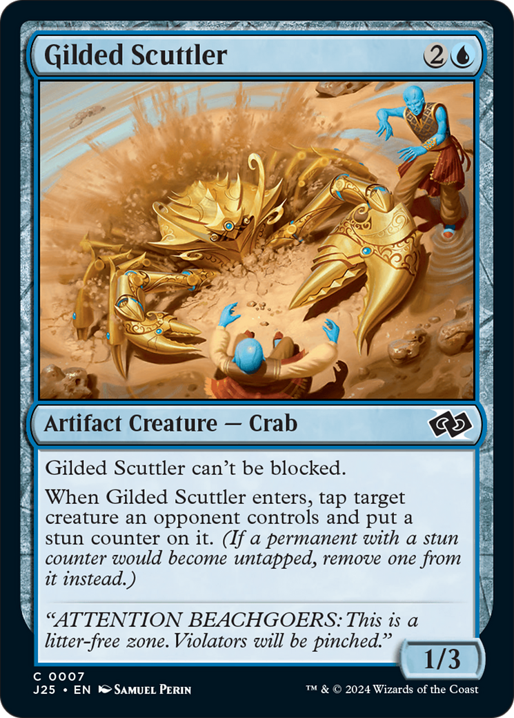 Gilded Scuttler [Foundations Jumpstart] | The Clever Kobold