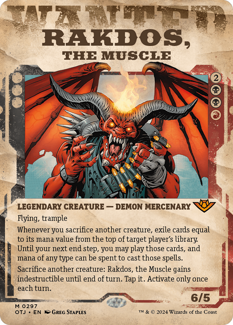 Rakdos, the Muscle (Showcase) [Outlaws of Thunder Junction] | The Clever Kobold