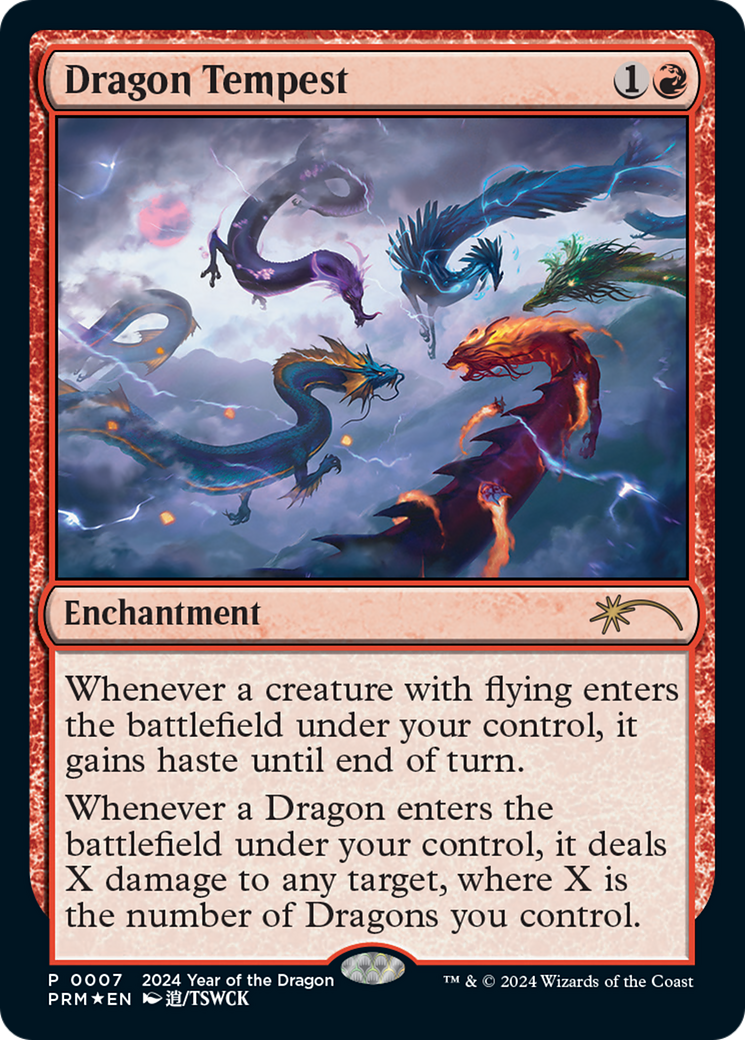 Dragon Tempest (Year of the Dragon 2024) [Standard Showdown Promos] | The Clever Kobold