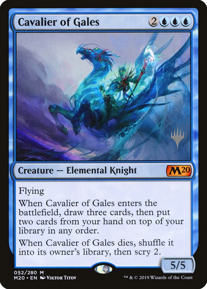 Cavalier of Gales (Promo Pack) [Core Set 2020 Promos] | The Clever Kobold