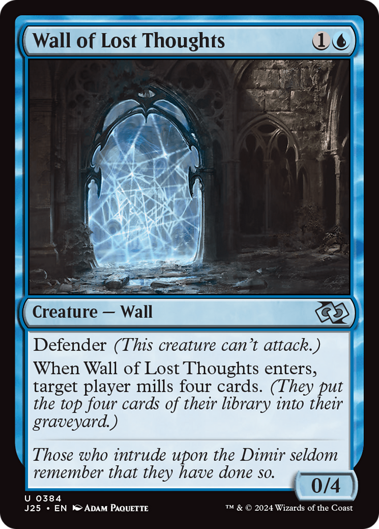 Wall of Lost Thoughts [Foundations Jumpstart] | The Clever Kobold