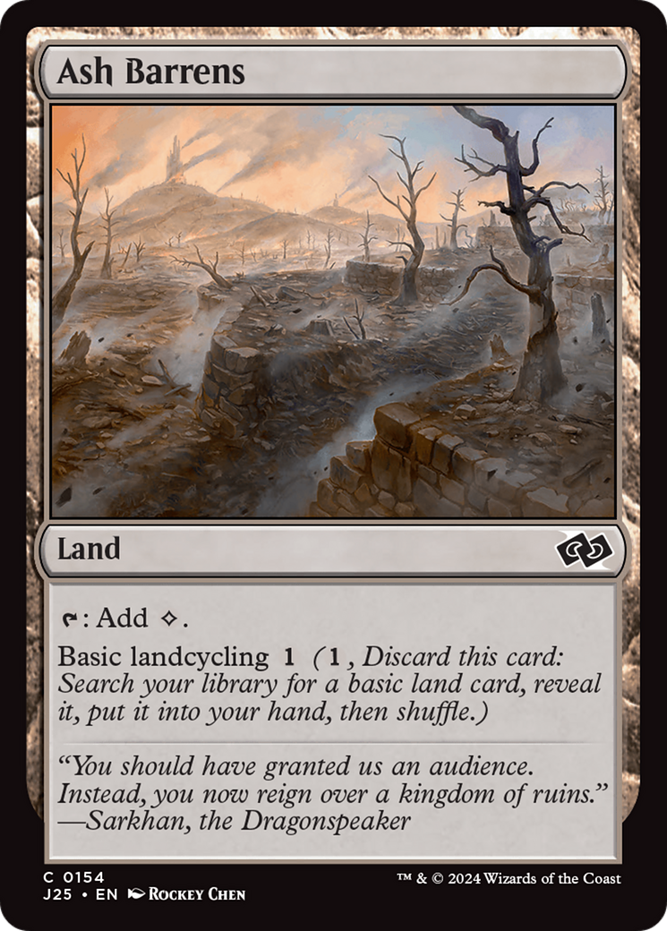 Ash Barrens [Foundations Jumpstart] | The Clever Kobold