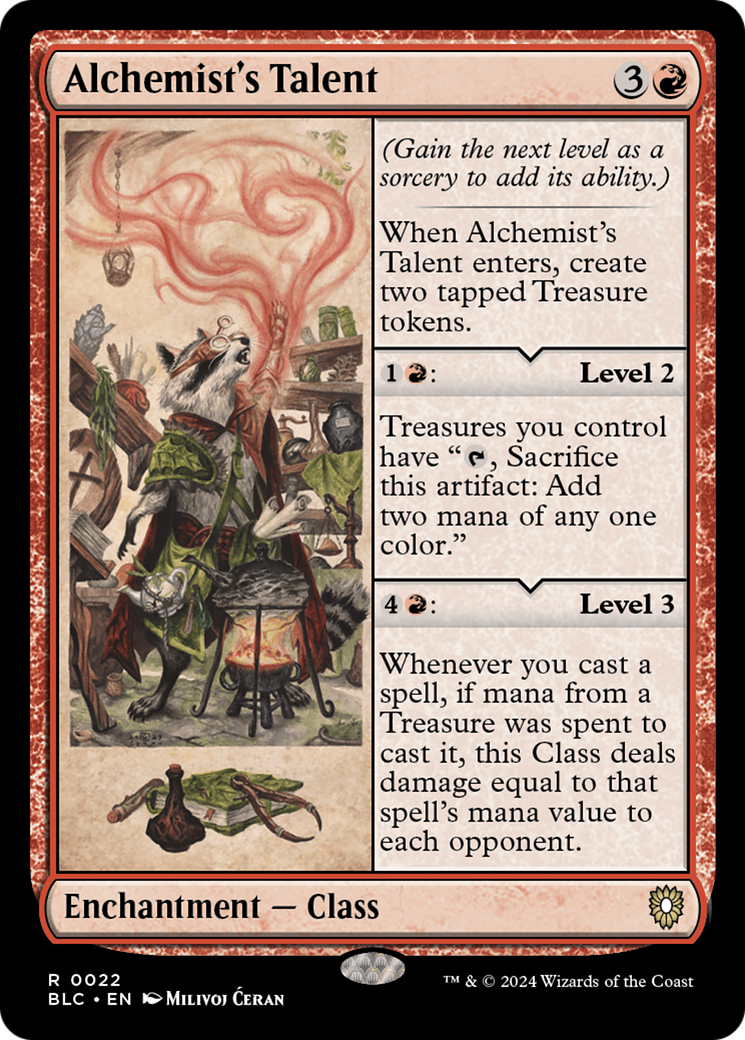 Alchemist's Talent [Bloomburrow Commander] | The Clever Kobold