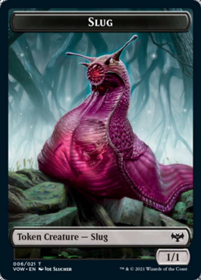 Blood // Slug Double-Sided Token [Innistrad: Crimson Vow Tokens] | The Clever Kobold