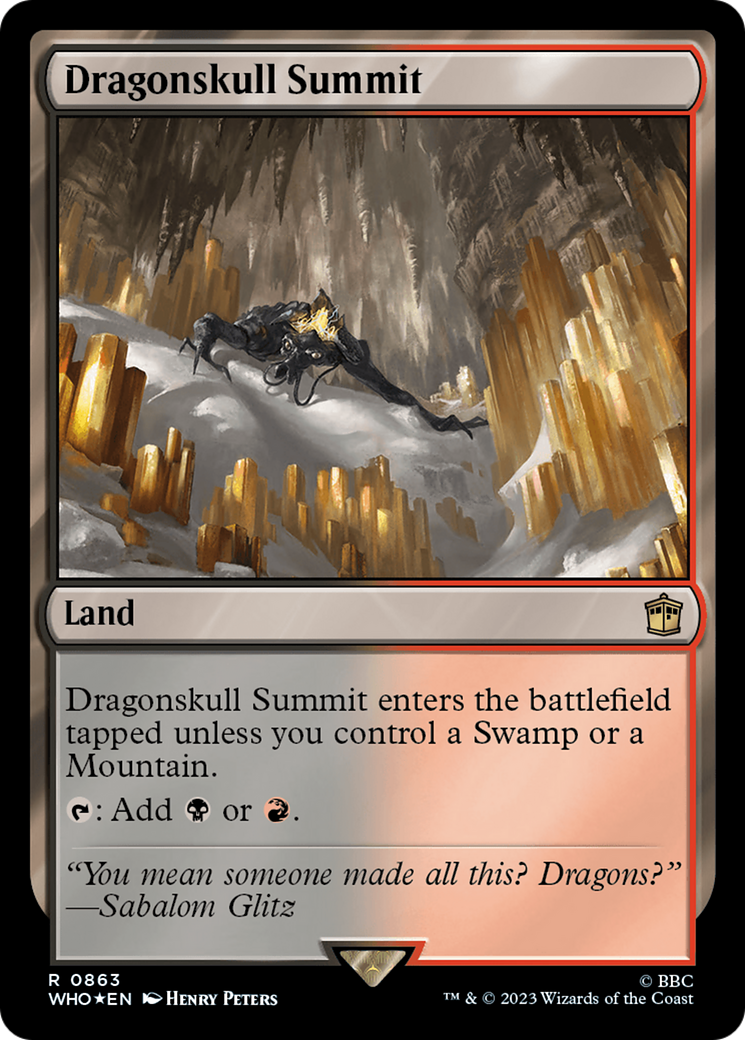 Dragonskull Summit (Surge Foil) [Doctor Who] | The Clever Kobold