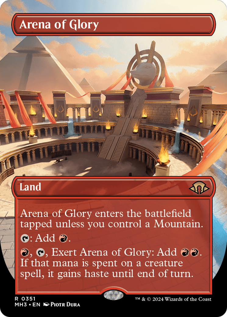 Arena of Glory (Borderless) [Modern Horizons 3] | The Clever Kobold