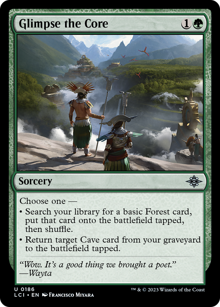 Glimpse the Core [The Lost Caverns of Ixalan] | The Clever Kobold