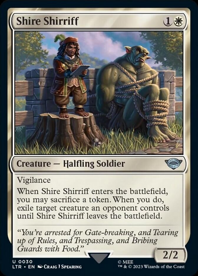 Shire Shirriff [The Lord of the Rings: Tales of Middle-Earth] | The Clever Kobold