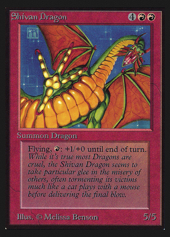 Shivan Dragon [International Collectors' Edition] | The Clever Kobold