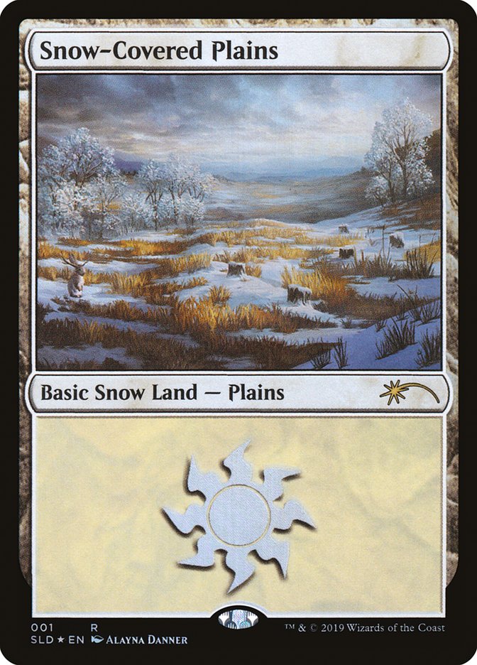 Snow-Covered Plains (001) [Secret Lair Drop Series] | The Clever Kobold