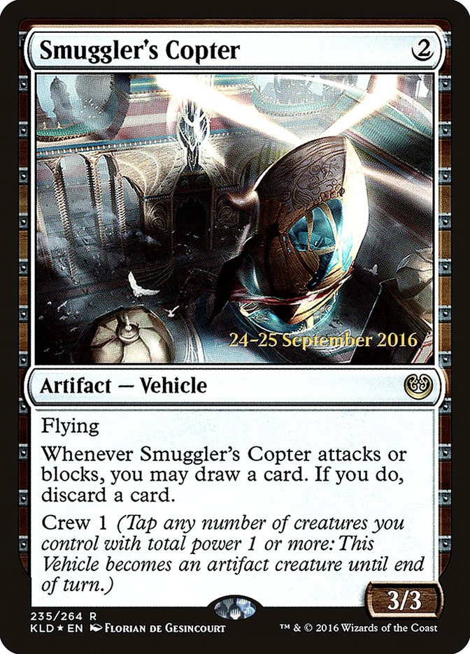 Smuggler's Copter [Kaladesh Prerelease Promos] | The Clever Kobold