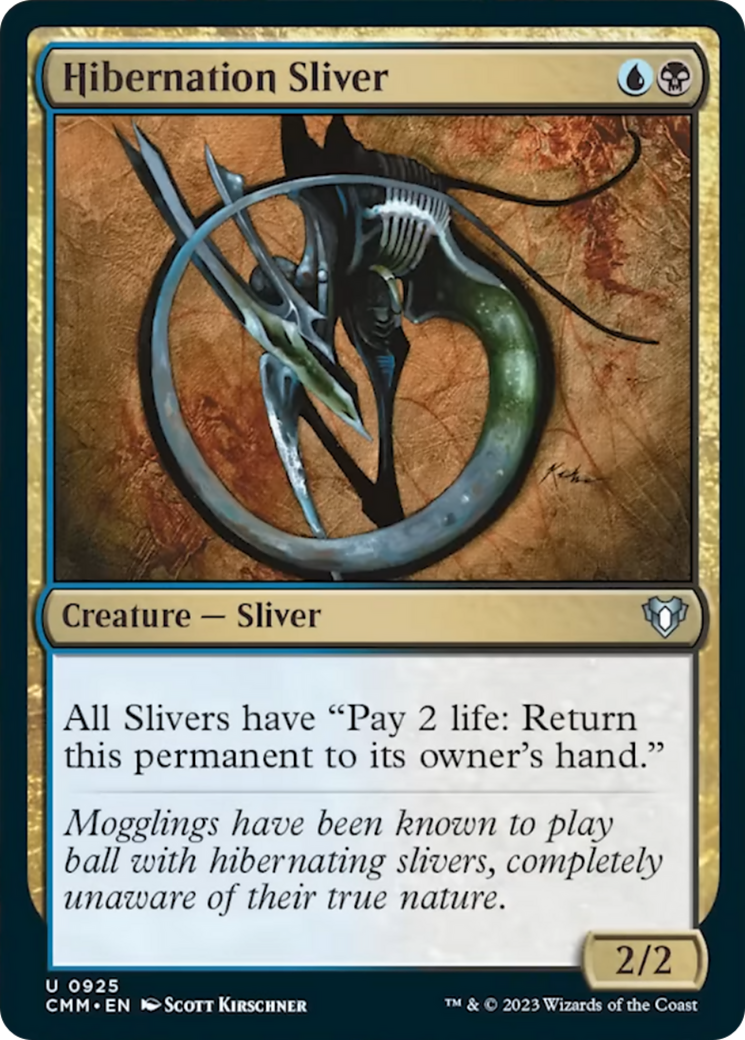 Hibernation Sliver [Commander Masters] | The Clever Kobold