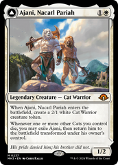 Ajani, Nacatl Pariah // Ajani, Nacatl Avenger [Modern Horizons 3] | The Clever Kobold