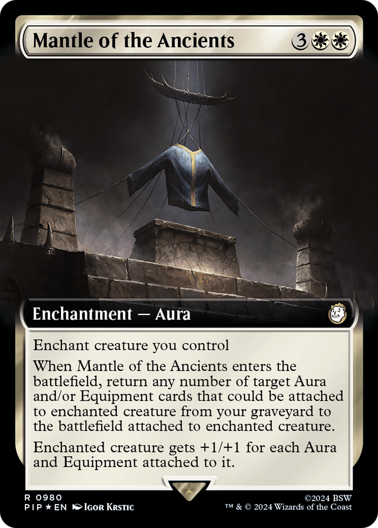 Mantle of the Ancients (Extended Art) (Surge Foil) [Fallout] | The Clever Kobold