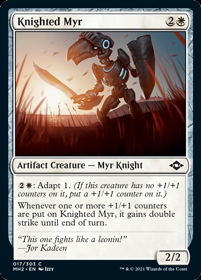 Knighted Myr [Modern Horizons 2] | The Clever Kobold