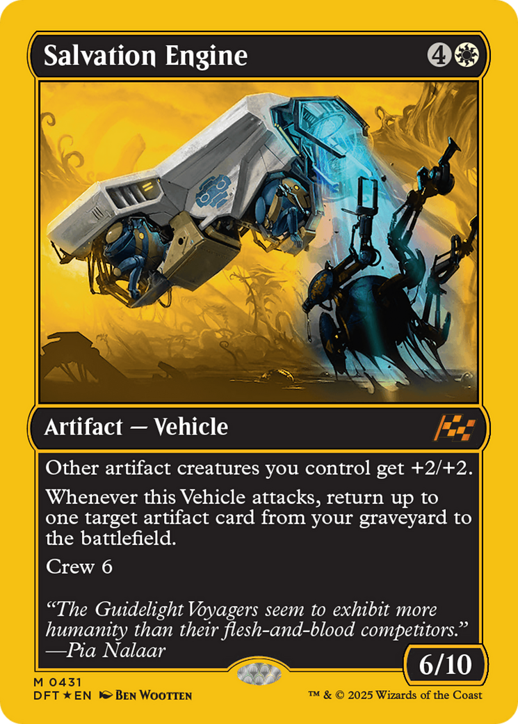 Salvation Engine (First-Place Foil) [Aetherdrift] | The Clever Kobold