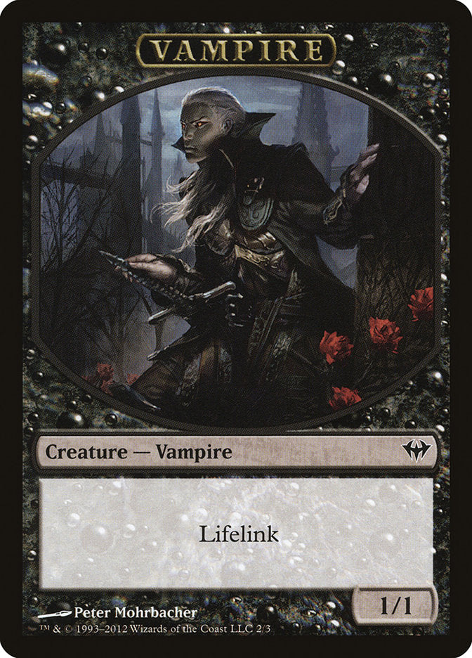 Vampire Token [Dark Ascension Tokens] | The Clever Kobold