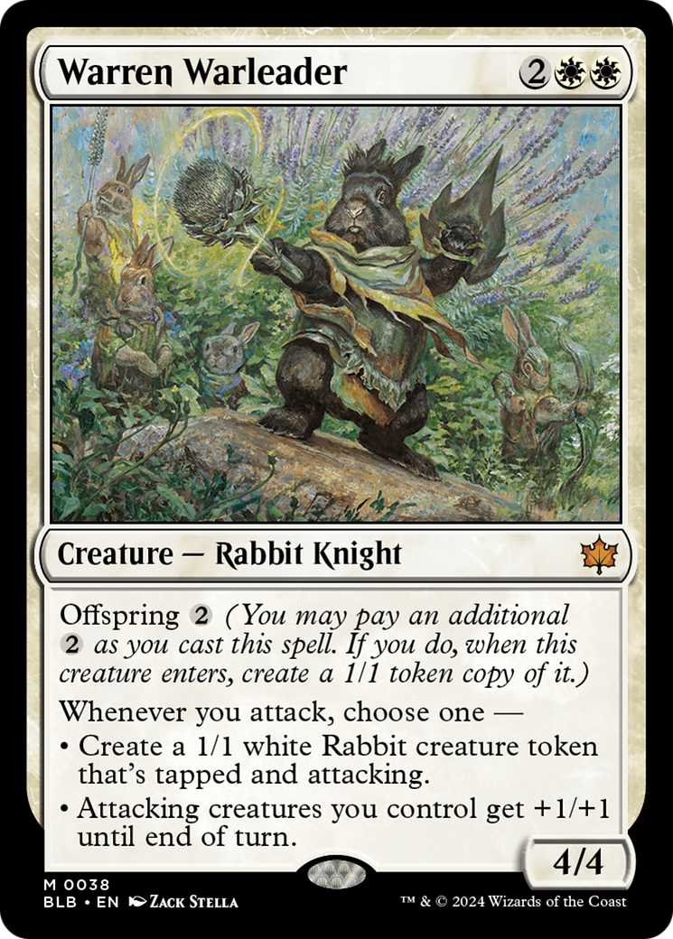 Warren Warleader [Bloomburrow] | The Clever Kobold