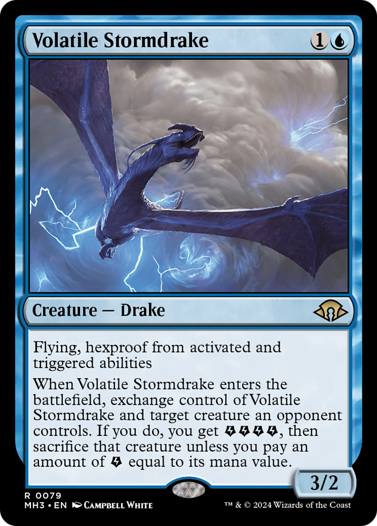 Volatile Stormdrake [Modern Horizons 3] | The Clever Kobold