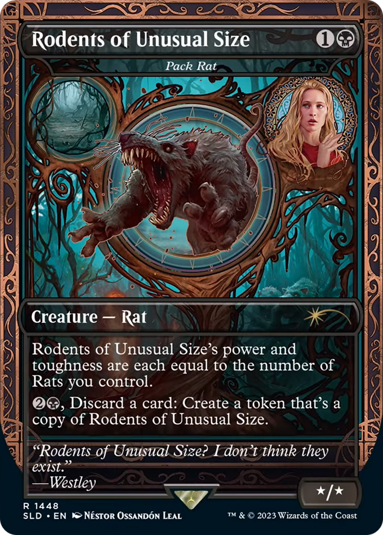 Rodents of Unusual Size - Pack Rat [Secret Lair Drop Series] | The Clever Kobold