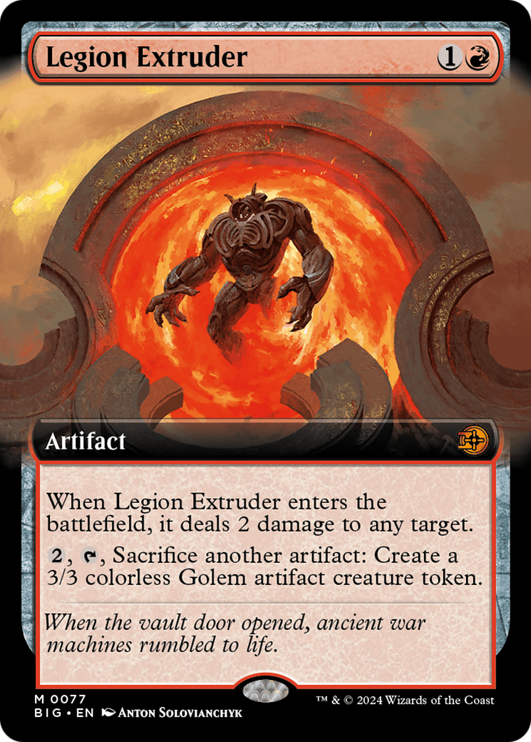 Legion Extruder (Extended Art) [Outlaws of Thunder Junction: The Big Score] | The Clever Kobold