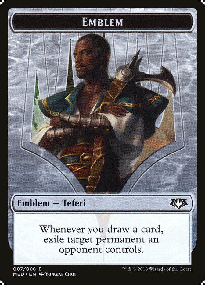 Teferi, Hero of Dominaria Emblem [Mythic Edition Tokens] | The Clever Kobold