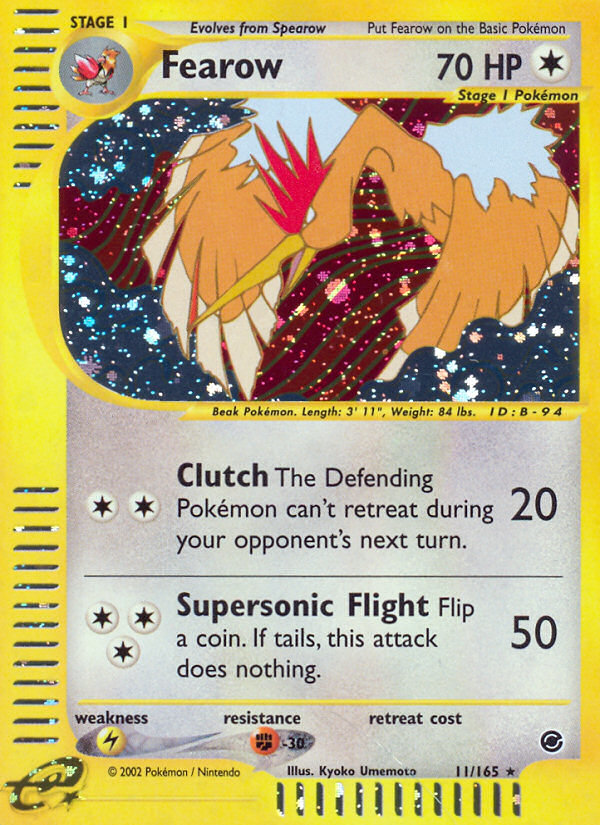 Fearow (11/165) [Expedition: Base Set] | The Clever Kobold