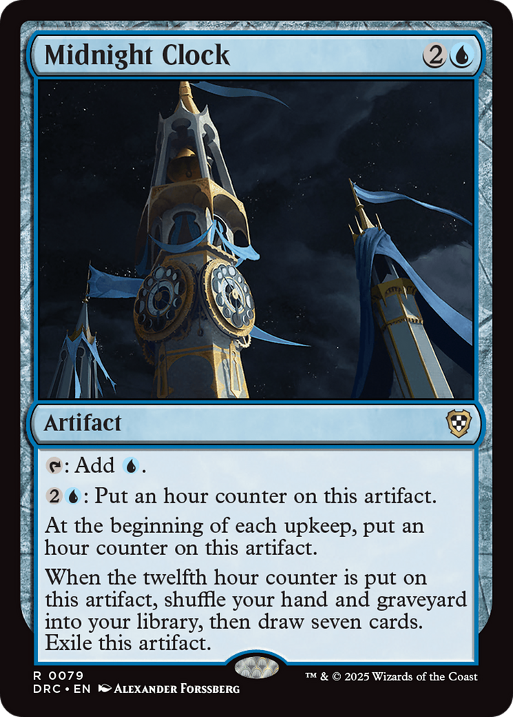 Midnight Clock [Aetherdrift Commander] | The Clever Kobold