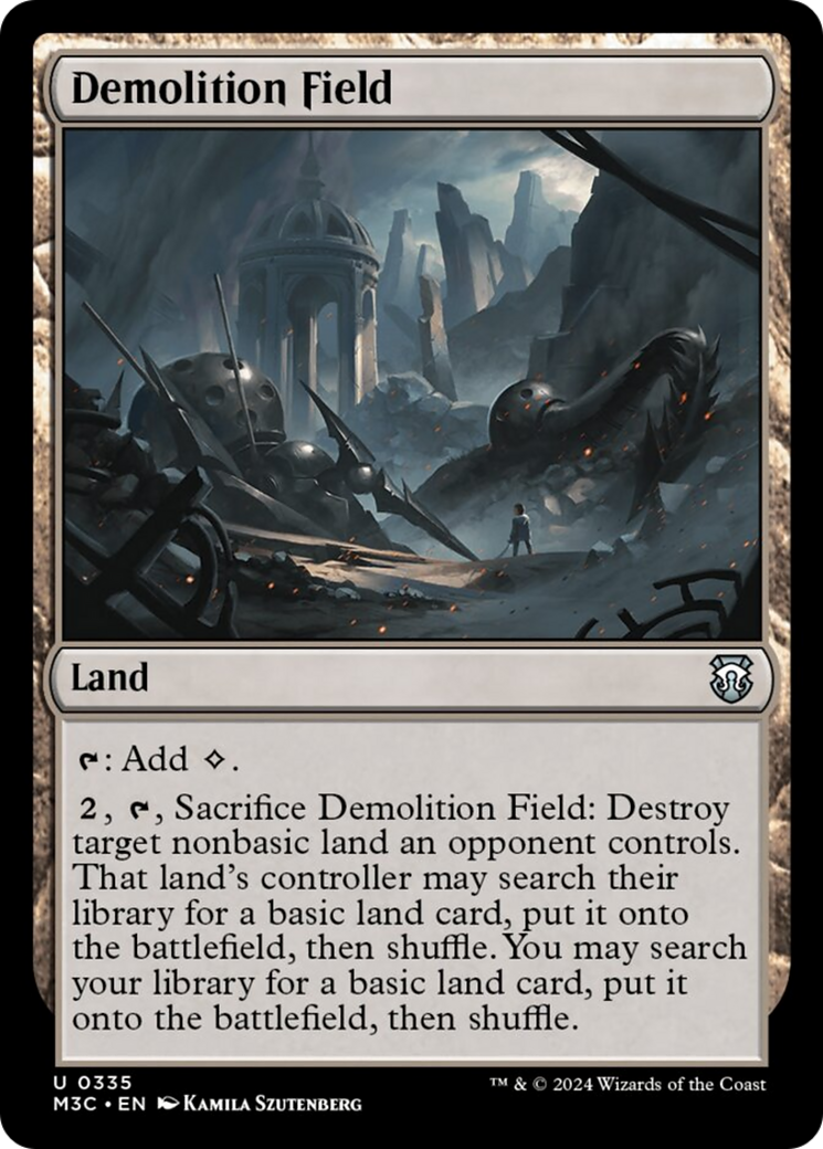 Demolition Field (Ripple Foil) [Modern Horizons 3 Commander] | The Clever Kobold