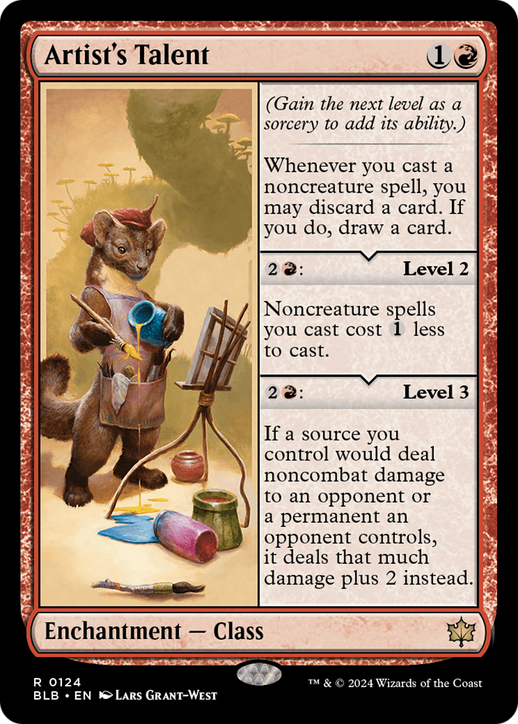 Artist's Talent [Bloomburrow] | The Clever Kobold