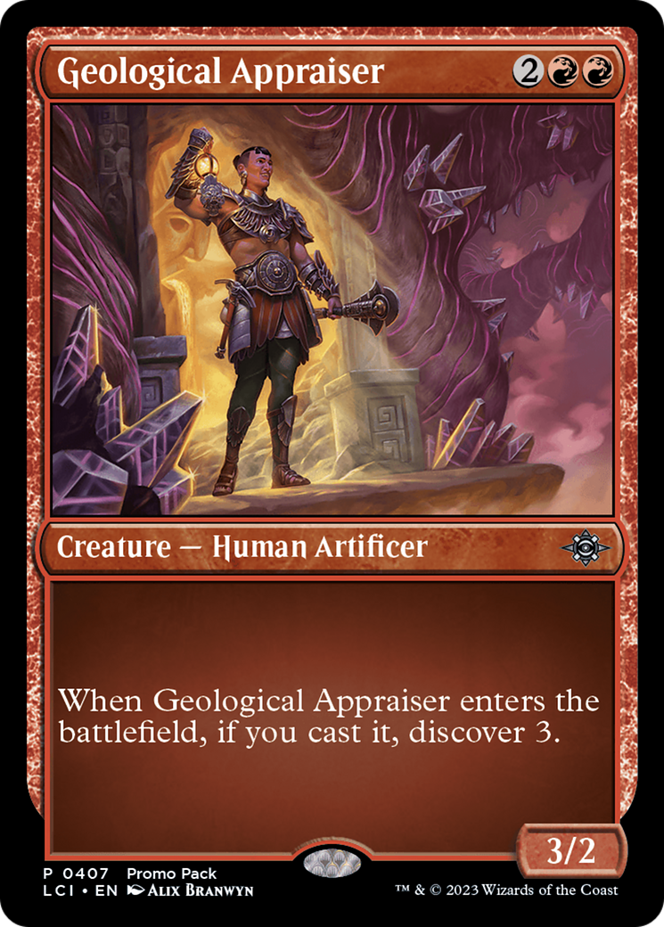 Geological Appraiser [The Lost Caverns of Ixalan Promos] | The Clever Kobold