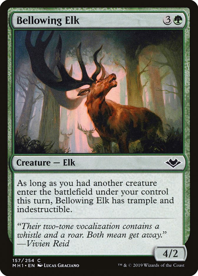 Bellowing Elk [Modern Horizons] | The Clever Kobold