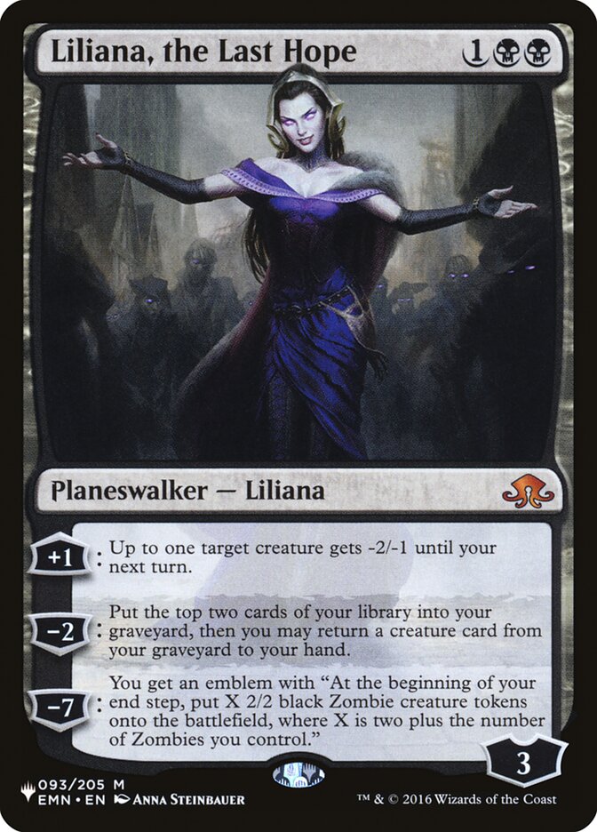 Liliana, the Last Hope [The List] | The Clever Kobold