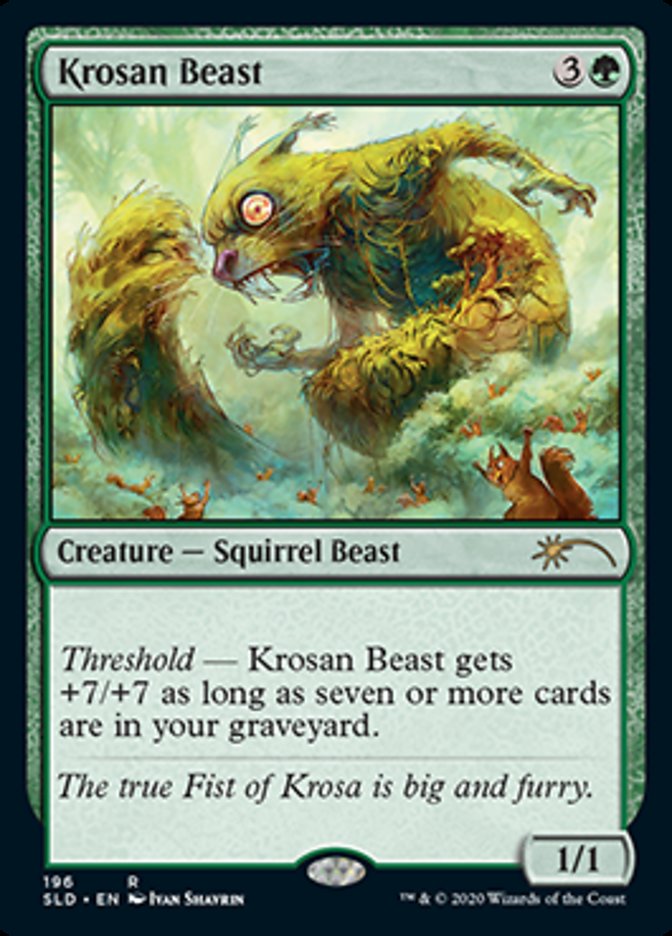 Krosan Beast [Secret Lair Drop Series] | The Clever Kobold