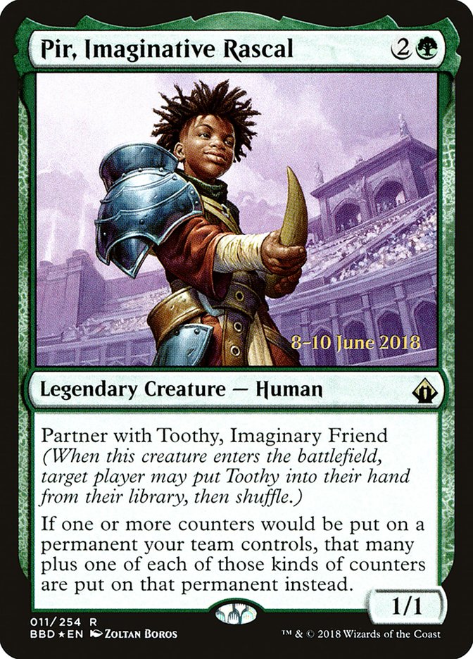 Pir, Imaginative Rascal [Battlebond Prerelease Promos] | The Clever Kobold