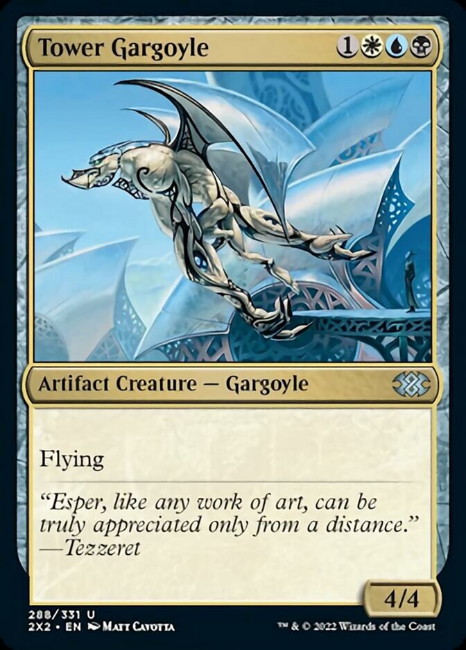 Tower Gargoyle [Double Masters 2022] | The Clever Kobold