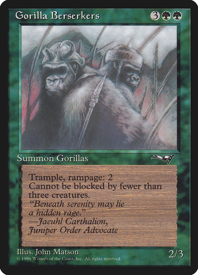 Gorilla Berserkers (Closed Mouth)