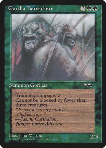Gorilla Berserkers (Closed Mouth)