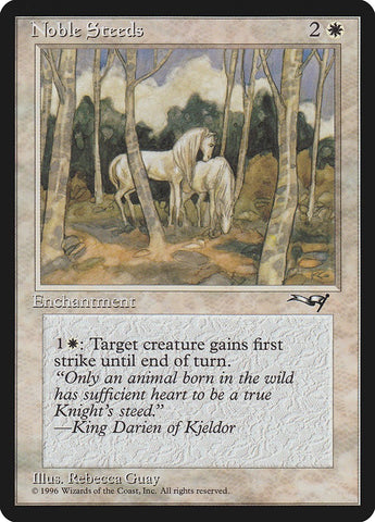 Noble Steeds (Trees in Forefront)