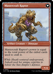 Saheeli's Lattice // Mastercraft Raptor [The Lost Caverns of Ixalan] | The Clever Kobold