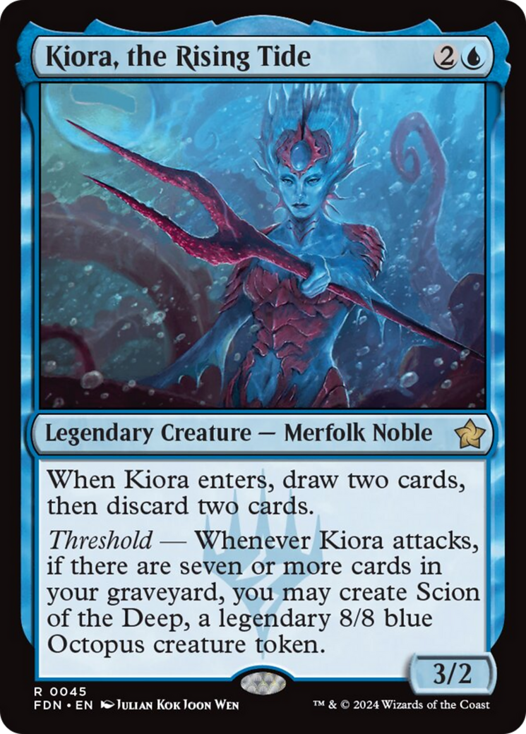 Kiora, the Rising Tide [Foundations] | The Clever Kobold