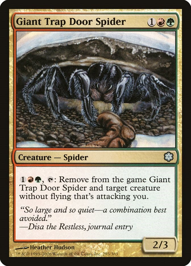 Giant Trap Door Spider [CTD - 293]